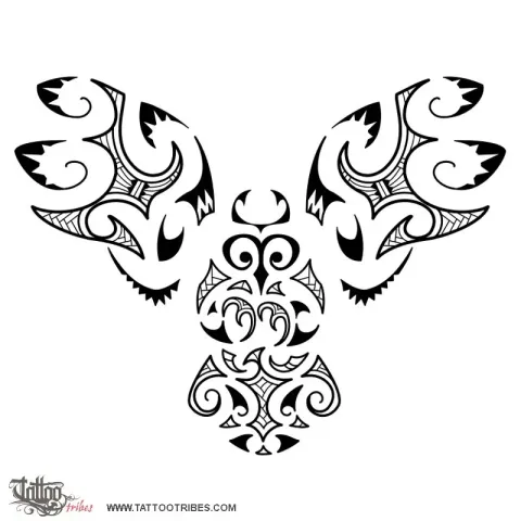 Maori style owl