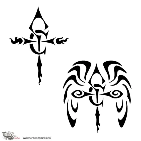 Winged ankh
