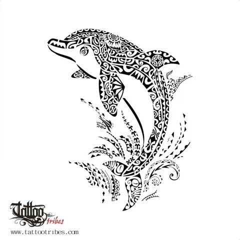 Tribal dolphin