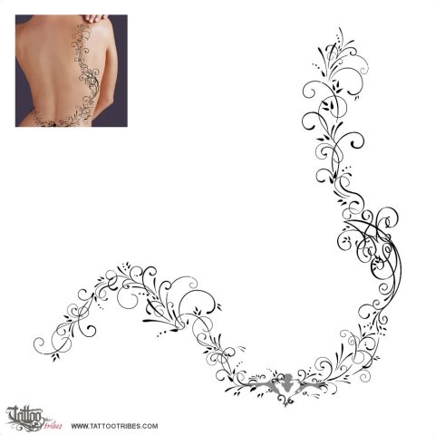 Sprouting (Femininity) tattoo design thumbnail