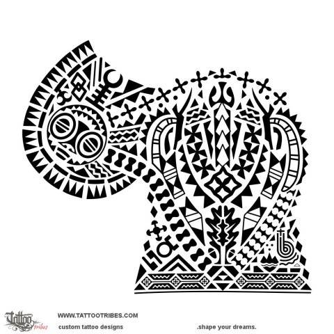 Fighter (Family) tattoo design thumbnail