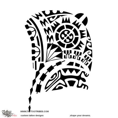 Ola (To live) tattoo design thumbnail