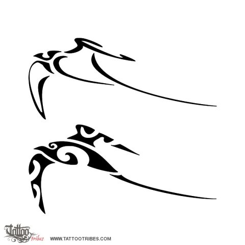 Paille en queue (Tropicbird) tattoo design thumbnail