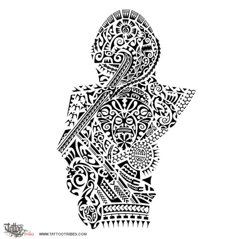 Mai rano (Ever since) tattoo design thumbnail