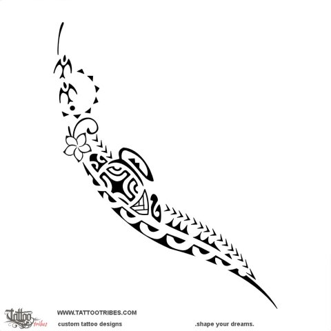 Mafatu (Heart) tattoo design thumbnail