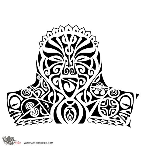 Whakatatara (To challenge) tattoo design thumbnail