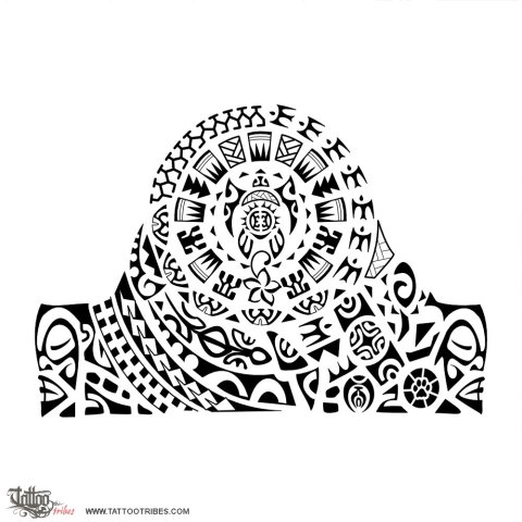 Manukura (Leader) tattoo design thumbnail