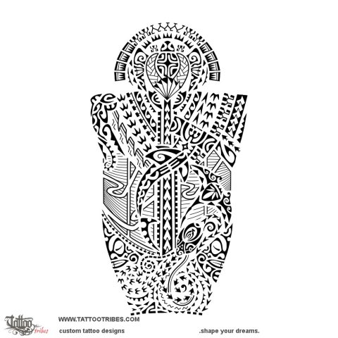 Whakapai ake (To refine, polish) tattoo design thumbnail