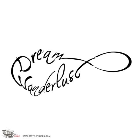 Dream Wanderlust (Eternity) tattoo design thumbnail