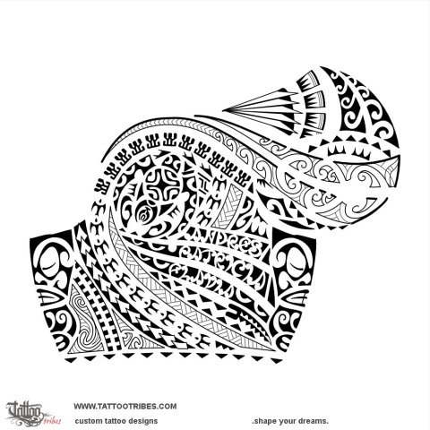 Herekorenga (Freedom) tattoo design thumbnail