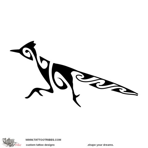 Roadrunner (Speed) tattoo design thumbnail