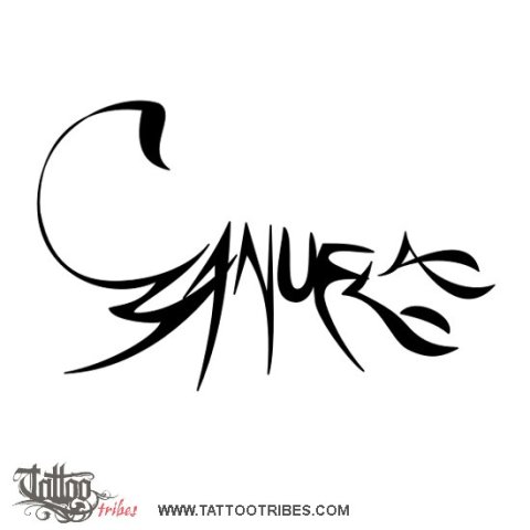 Scorpion (Manuela) tattoo design thumbnail