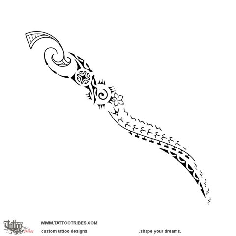 Paari (Difficult) tattoo design thumbnail