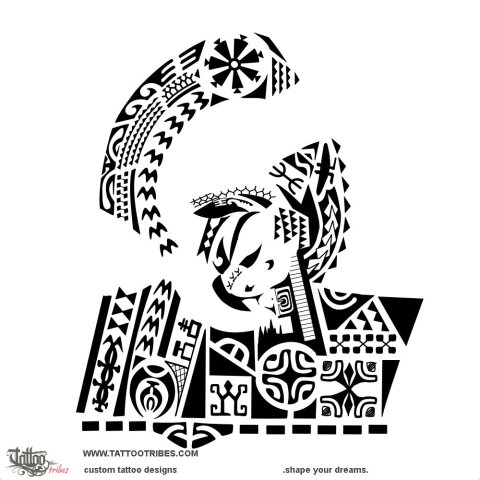 Ha'a (Culture) tattoo design thumbnail
