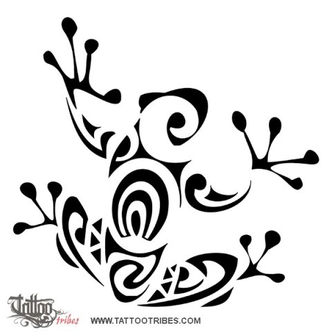 Fertility frog (Fertility, new life) tattoo design thumbnail