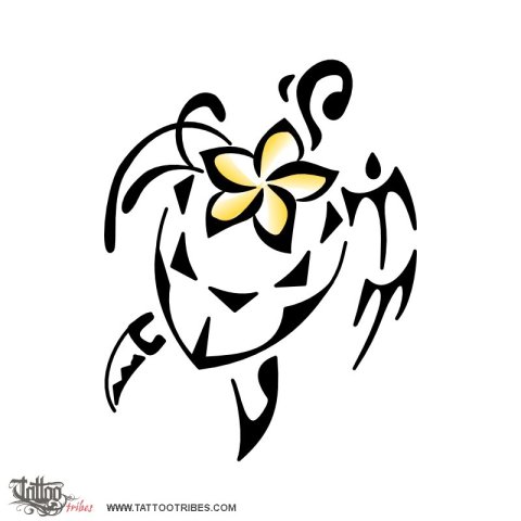 Vonu (Turtle) tattoo design thumbnail