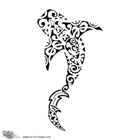 Ika (Marine creature) tattoo design thumbnail