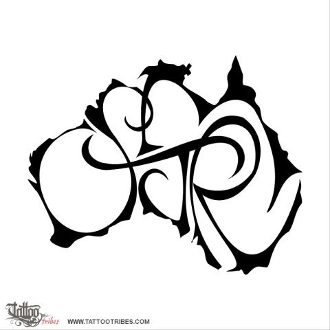 M+T+R+S (Union) tattoo design thumbnail