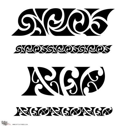 Maorigram (SFO letters) tattoo design thumbnail