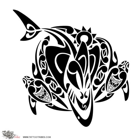 Paths to success (Adaptability, wisdom) tattoo design thumbnail