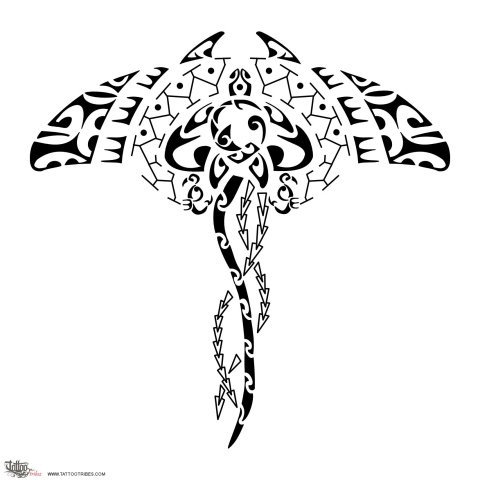 Wai (Water) tattoo design thumbnail