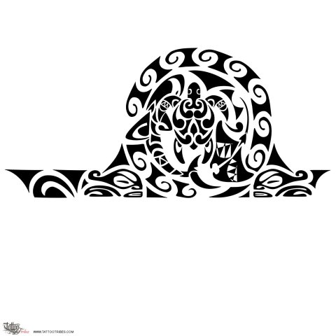 Water safe (Pacific heritage) tattoo design thumbnail