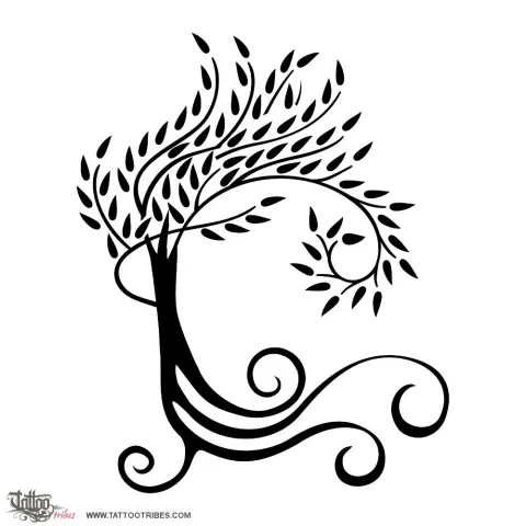 Spiraling tree