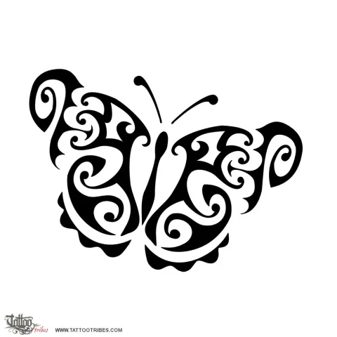 Tribal butterfly