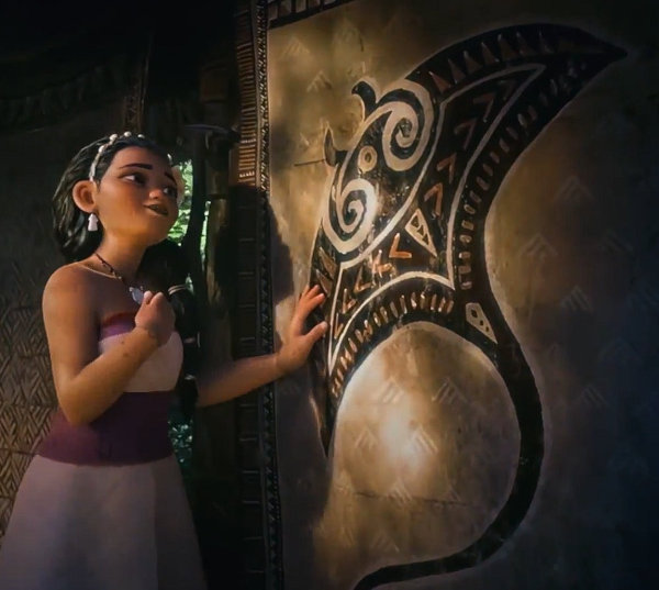Real community tattoo placement: Disney Moana 2 - manta: inked placement tattoo photo