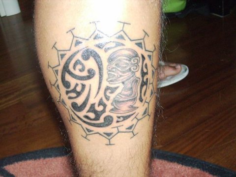 Alessandro - Sun tiki: real inked placement tattoo photo thumbnail