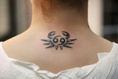Ania - Crab: real inked placement tattoo photo thumbnail
