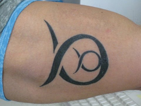 Carlo - Big & Baby Taurus: real inked placement tattoo photo thumbnail