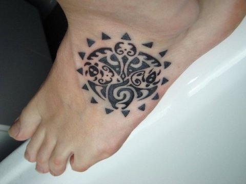 Claudia - Mantas sun: real inked placement tattoo photo thumbnail