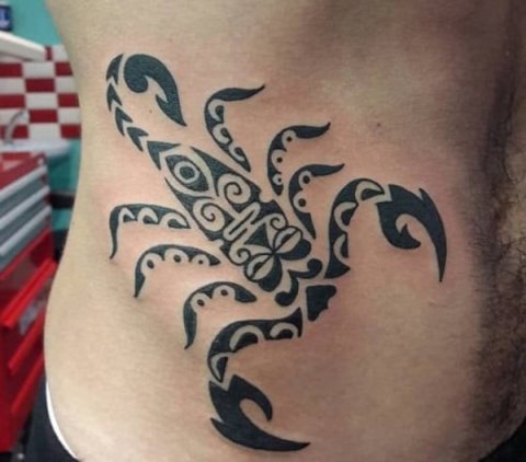 Claudio - Scorpion: real inked placement tattoo photo thumbnail