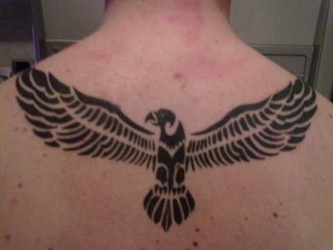 David - Eagle: real inked placement tattoo photo thumbnail