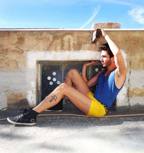 Eduardo - Ankh + E: inked placement tattoo photo thumbnail