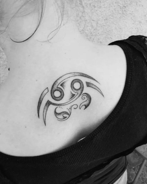 Guest - Cancer: real inked placement tattoo photo thumbnail