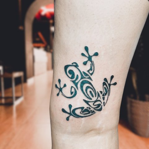 Guest - fertility frog: real inked placement tattoo photo thumbnail