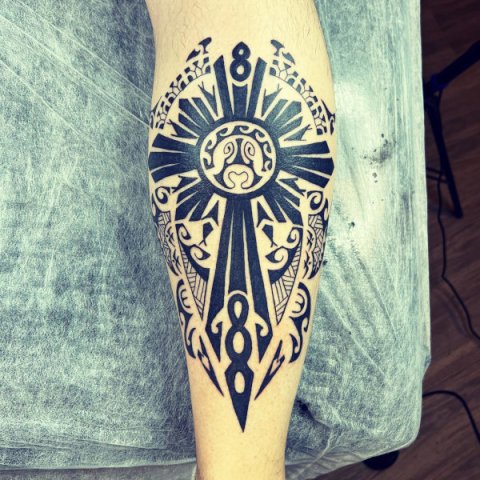 Guest - Filipino sun turtle: real inked placement tattoo photo thumbnail