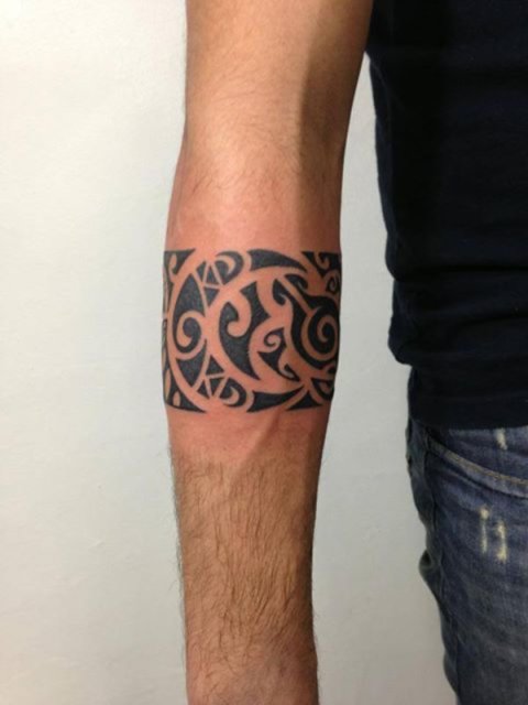 Guest  - Moon armband: real inked placement tattoo photo thumbnail