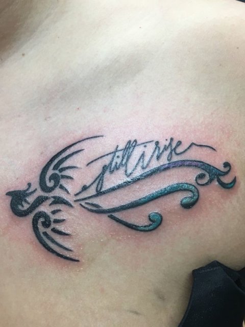 Guest - Still I rise: real inked placement tattoo photo thumbnail