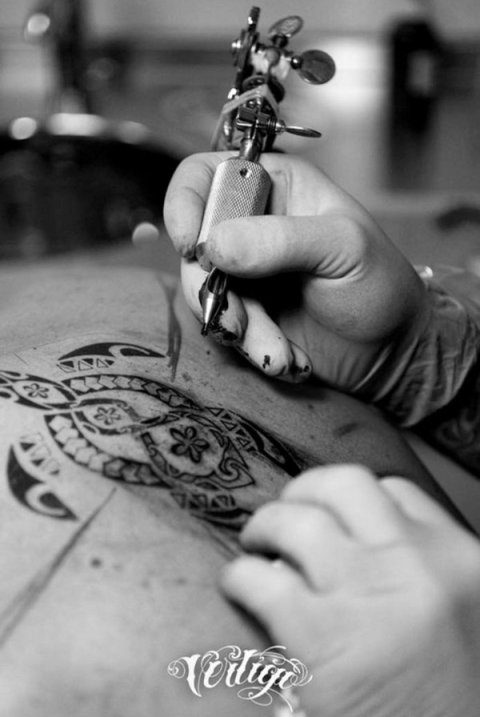 Max - Hui in progress: real inked placement tattoo photo thumbnail