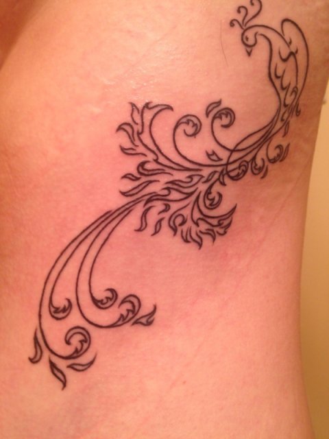 Melissa - Rebirth of a phoenix: real inked placement tattoo photo thumbnail