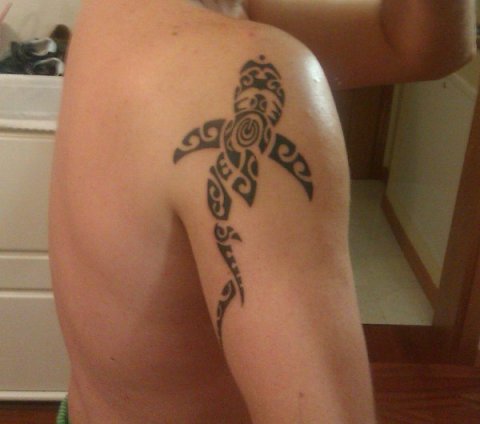 Nicolò - Mango pounamu: real inked placement tattoo photo thumbnail