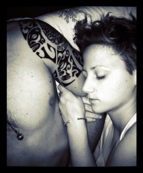 Simone - Half sleeve: real inked placement tattoo photo thumbnail