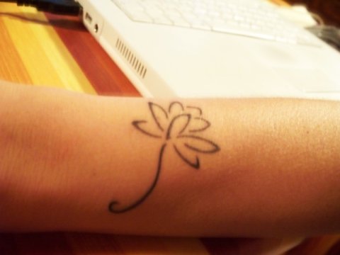 Vera - lotus: real inked placement tattoo photo thumbnail