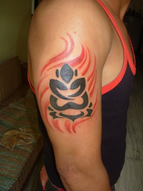 Zephyr - Buddha on lotus: real inked placement tattoo photo thumbnail