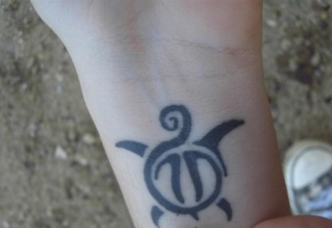 Zoriel - Turtle: real inked placement tattoo photo thumbnail