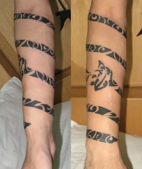Zephyr - Polynesian spiral armband